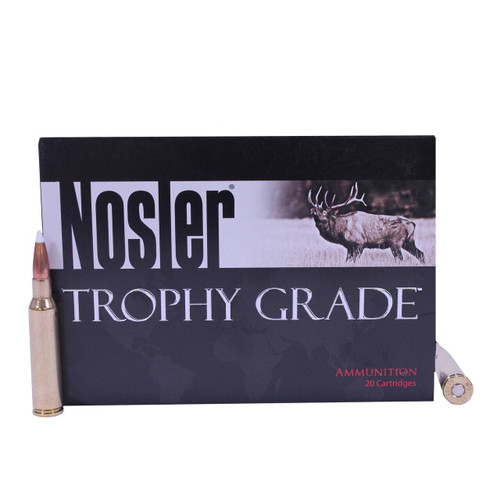 Nosler Trophy Grade Hyper Velocity Centerfire X Swedish AccuBond Cartridge Ammo