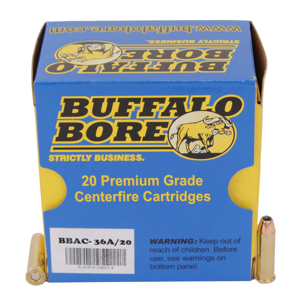32 H&R Mag Ammo - Buffalo Bore Ammo Heavy Strictly Business HR P JHP Buffalo Bore Heavy Strictly Business HR P JHP Ammo