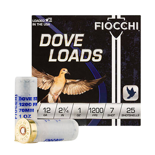 Fiocchi Field Dynamics Dove Load Cartridge 1oz Ammo