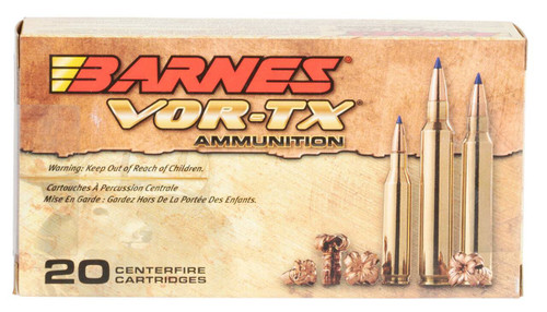 Barnes Vor-TX Hyper Velocity Centerfire Tipped Boat Tail Cartridge TSX Ammo