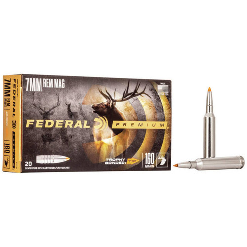 Federal Trophy Bonded Hyper Velocity Centerfire Tip Cartridge Ammo