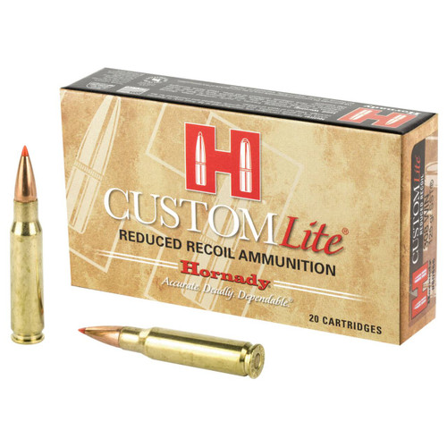 Hornady Custom Lite Hyper Velocity Centerfire Super Shock Tip Cartridge Ammo