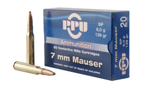 7mm Mauser Ammo - PPU SP PPU SP Ammo