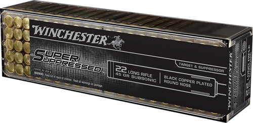 Winchester Super Suppressed Standard Velocity Cartridge CPRN Ammo