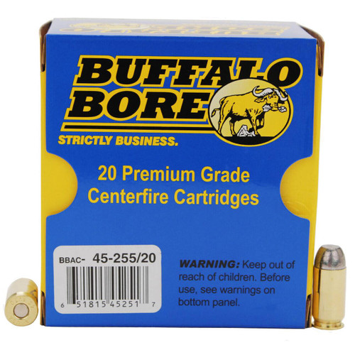 Buffalo Bore Outdoorsman Strictly Business P Hard Cast Flat Nose Ammo