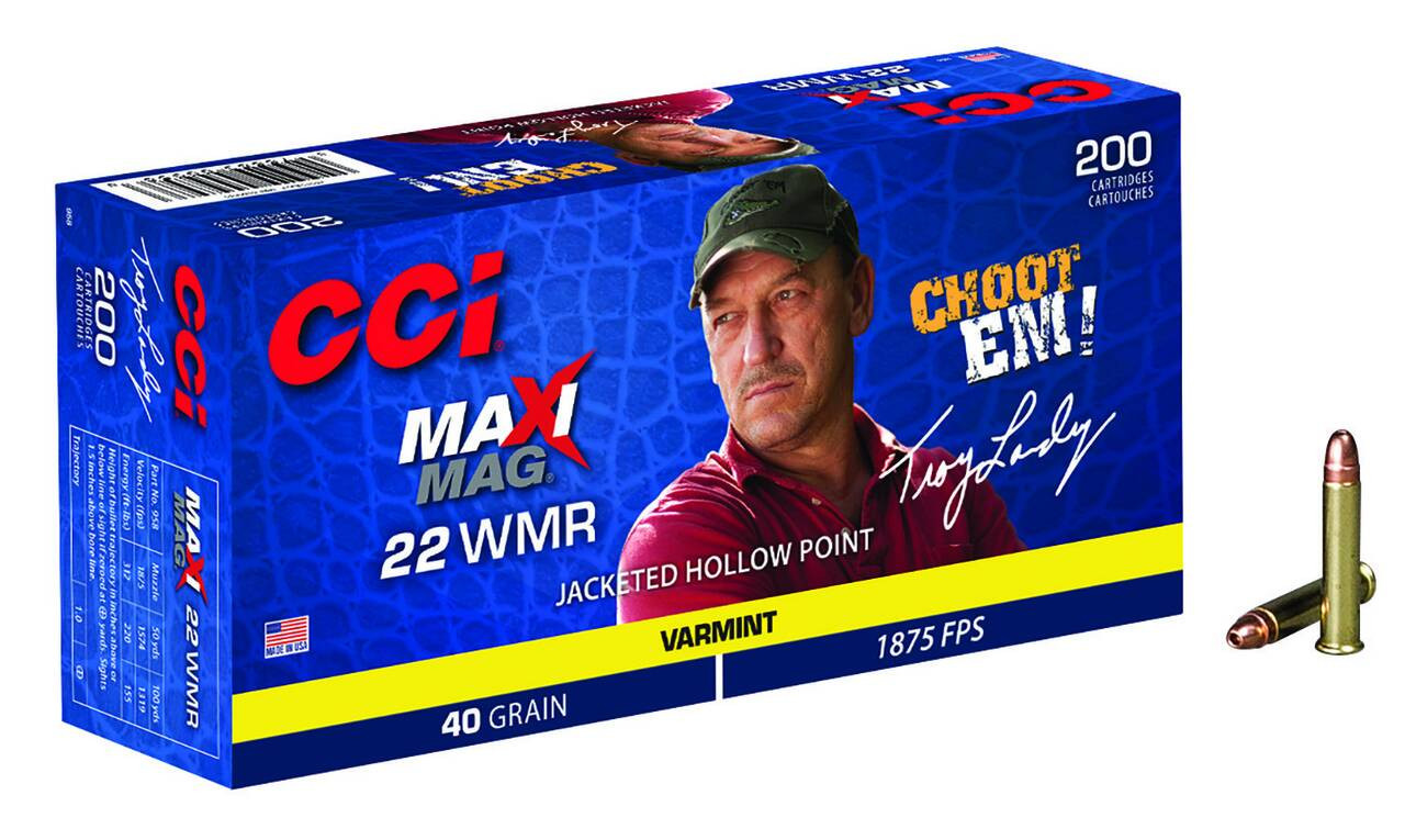 CCI Maxi-Mag Hyper Velocity Cartridge JHP Ammo