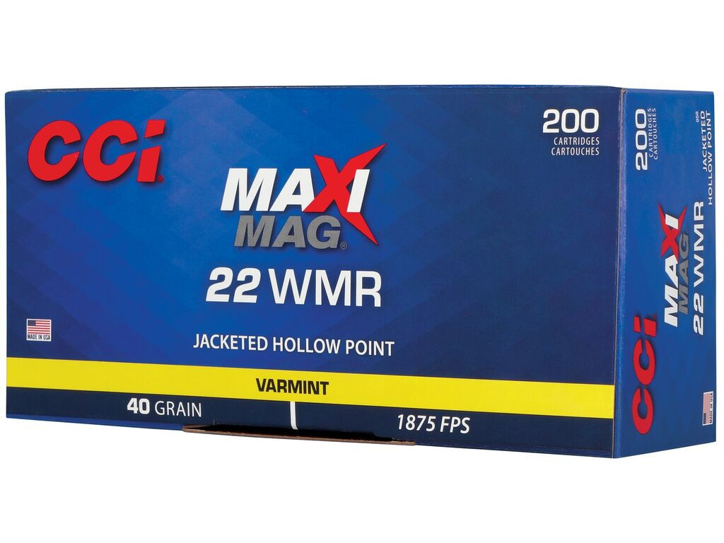 CCI Maxi-Mag Varmint Case JHP Ammo