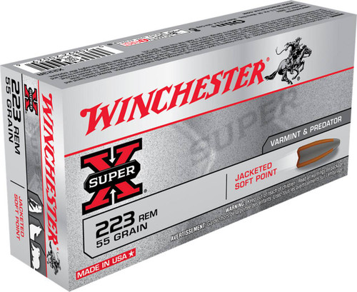 Winchester Super-X Hyper Velocity Centerfire Cartridge JSP Ammo