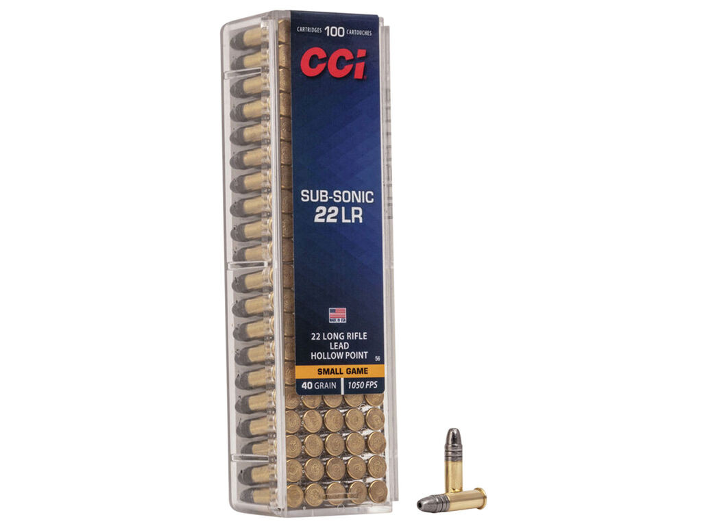 CCI Subsonic Small Game Lead Case HP Ammo
