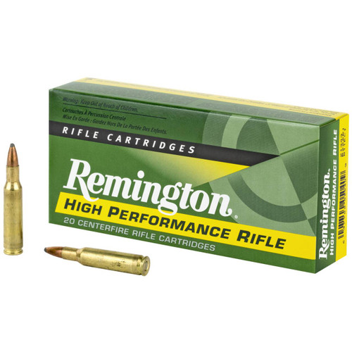 High Performance Hyper Velocity Centerfire Remington Pointed SP Cartridge Ammo