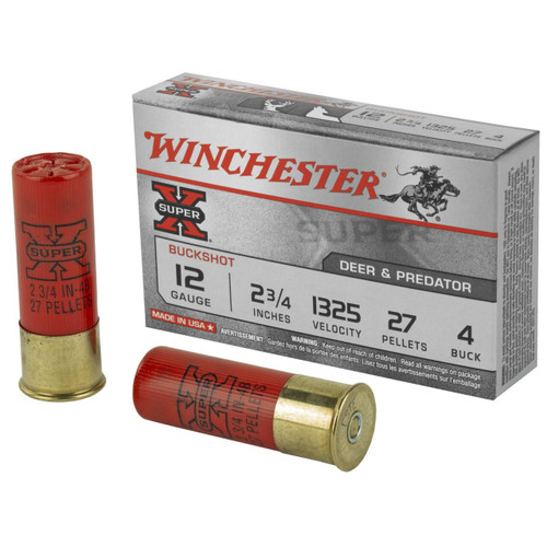 12 Gauge Ammo - Winchester Super-X Ammo Cartridge Buck Winchester Super-X Cartridge Buck Ammo
