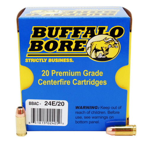 Buffalo Bore Personal Defense Strictly Business Luger P Jacket HP Ammo