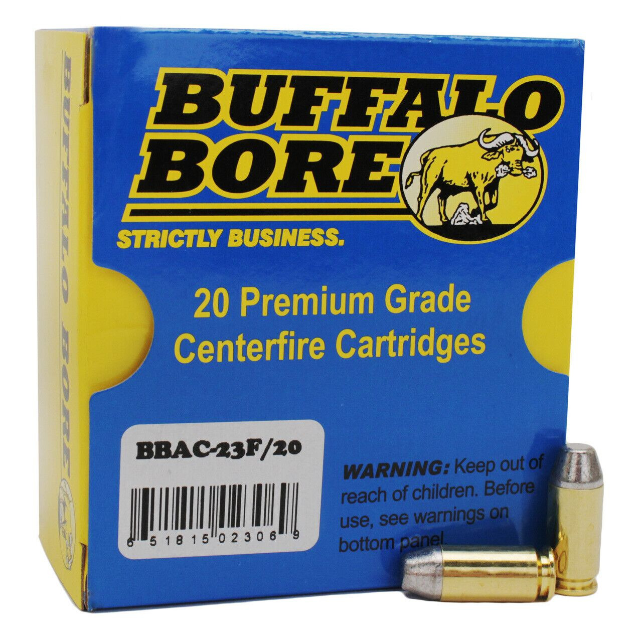 Buffalo Bore Outdoorsman Strictly Business Hard Cast Flat Nose Ammo