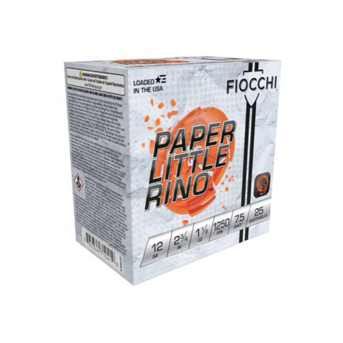 Fiocchi Exacta Target Paper Little Rino Cartridge 1-1/8oz Ammo