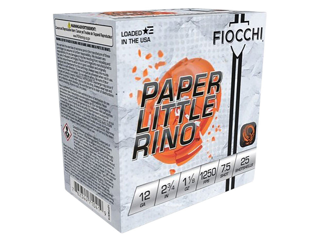 12 Gauge Ammo - Fiocchi Paper Little Rino Extrema Case 1-1/8oz Fiocchi Paper Little Rino Extrema Case 1-1/8oz Ammo