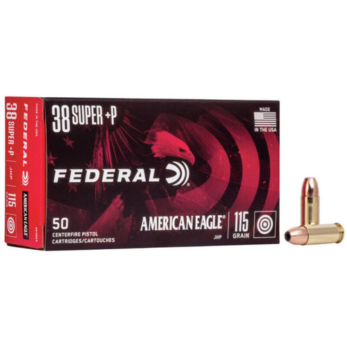 38 Super Auto Ammo - Amer Eagle JHP Amer Eagle JHP Ammo