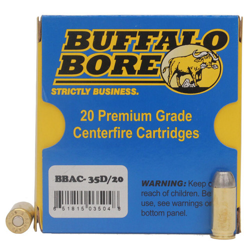 Buffalo Bore Personal Defense Strictly Business Hard Cast Flat Nose Ammo