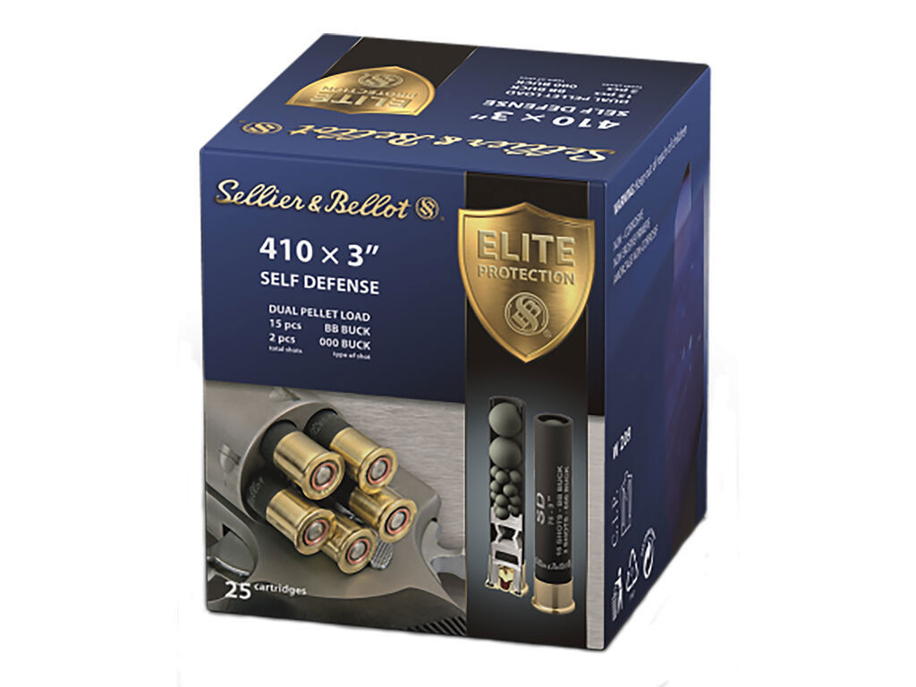 410 Bore Ammo - Sellier & Bellot Defense BB 20 Case 11/16oz Sellier & Bellot Defense BB 20 Case 11/16oz Ammo