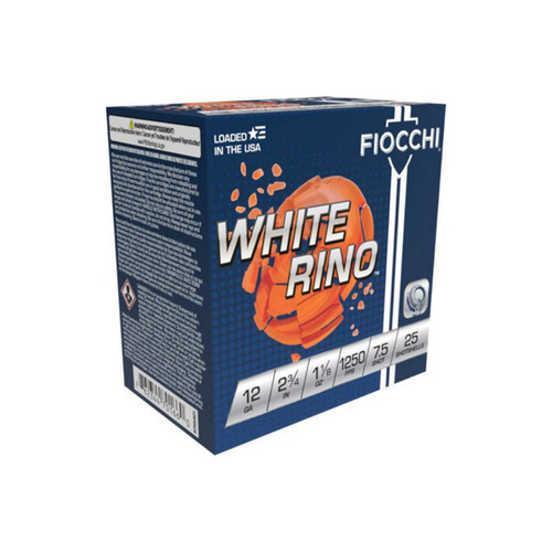 Fiocchi Exacta Target White Rino Cartridge 1-1/8oz Ammo