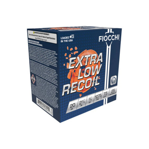 Fiocchi Exacta Target Extra Low Recoil Cartridge 2/3oz Ammo