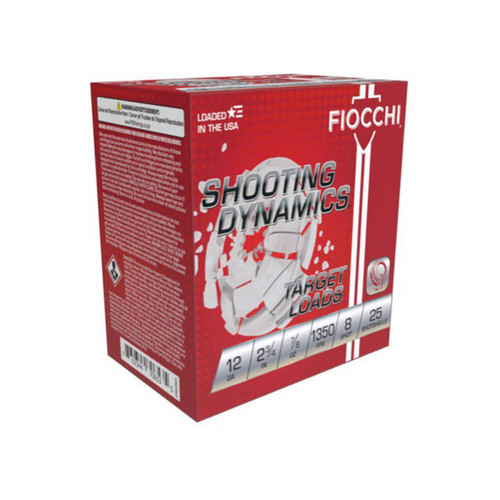 12 Gauge Ammo - Fiocchi Shooting Dynamics Ammo Cartridge 2/3oz Fiocchi Shooting Dynamics Cartridge 2/3oz Ammo
