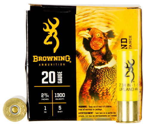 20 Gauge Ammo - Browning Extra Distance Upland Ammo Cartridge 1oz Browning Extra Distance Upland Cartridge 1oz Ammo