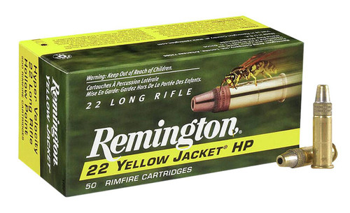 Remington Yellow Jacket Hyper Velocity TCHP Cartridge Ammo