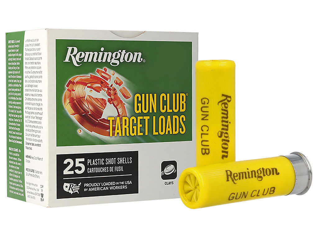 20 Gauge Ammo - Remington Ammo Gun Club Case 7/8oz Remington Gun Club Case 7/8oz Ammo