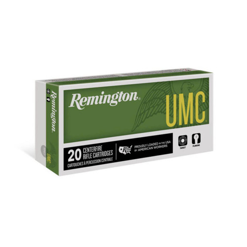 Remington UMC Hyper Velocity Centerfire Cartridge JHP Ammo