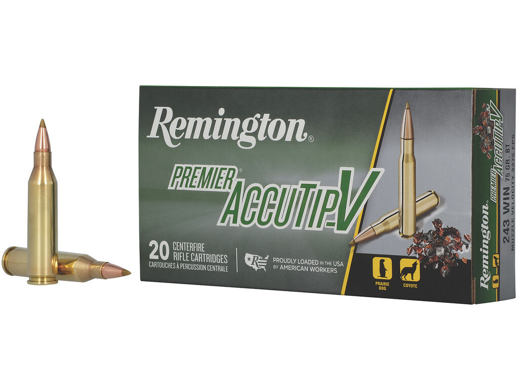 Remington Premier Accutip-V AccuTip V Boat Tail Case Ammo