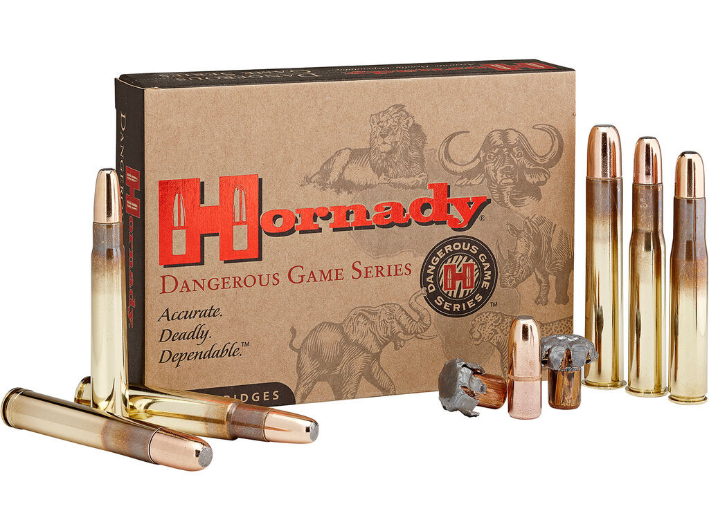 458 Lott Ammo - Hornady Dangerous Game DGX Bonded Case Hornady Dangerous Game DGX Bonded Case Ammo