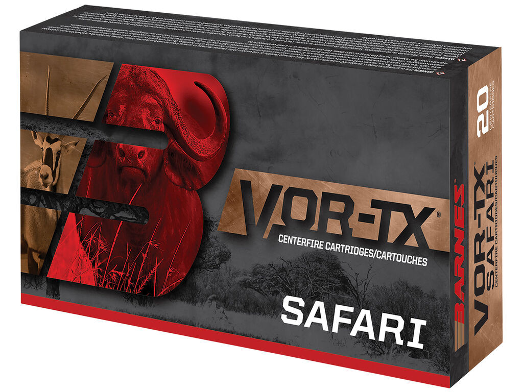 500 Nitro Express Ammo - Baes VOR-TX Safari Banded Solid Case RN Baes VOR-TX Safari Banded Solid Case RN Ammo
