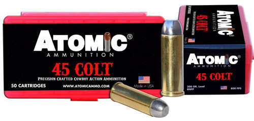 Atomic Cowboy Action Precision Craft Lead Flat Point RN Ammo