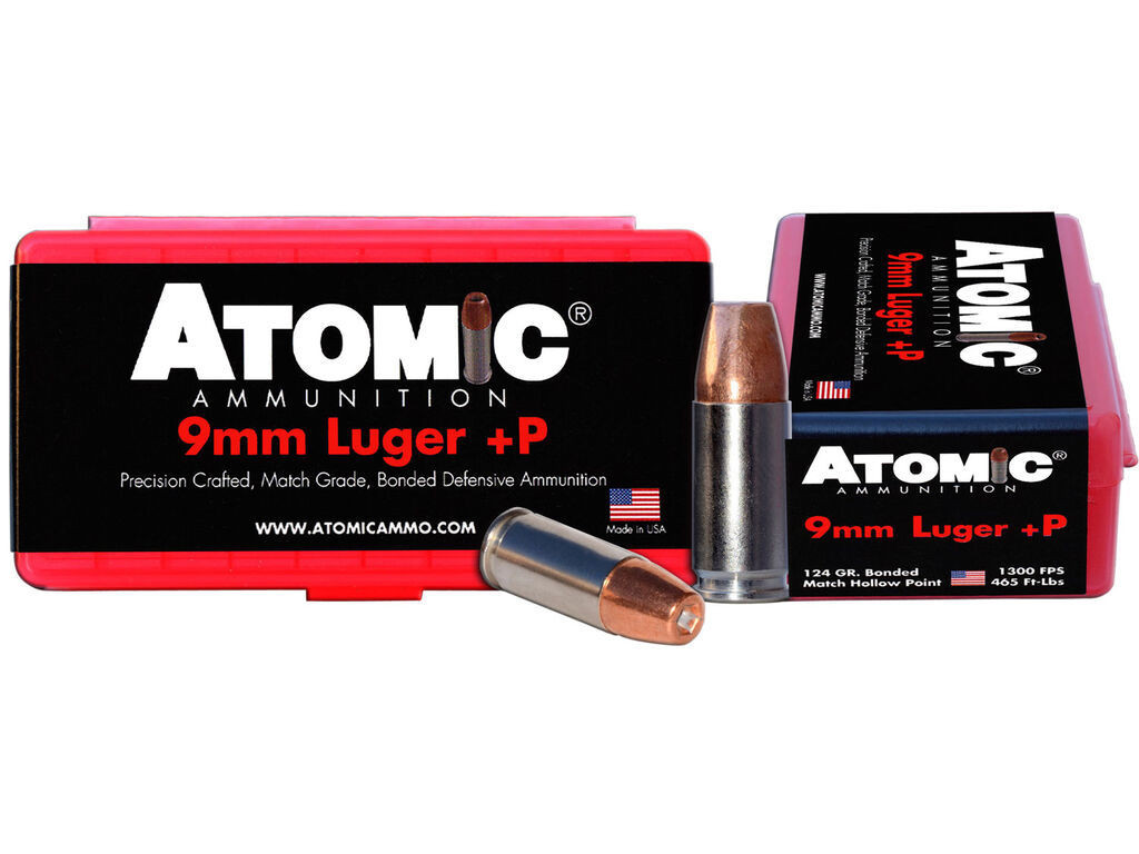 Atomic Match Precision Craft Bonded Case HP +P Ammo