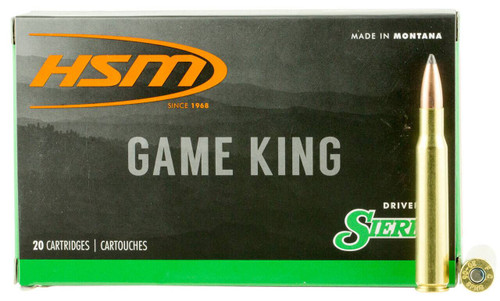 HSM Game King Hyper Velocity Centerfire Sierra GameKing Spitzer Boat Ammo