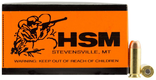 HSM Training Subsonic Centerfire Cartridge FMJ Ammo