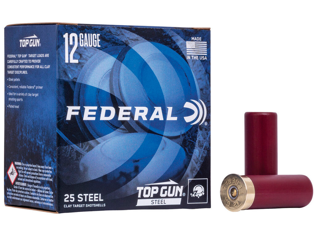 12 Gauge Ammo - Federal Top Gun Steel Case 1-1/8oz Federal Top Gun Steel Case 1-1/8oz Ammo