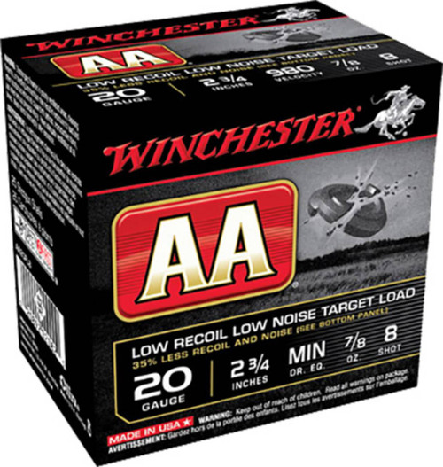 Winchester AA Low Recoil Noise Target Cartridge 2/3oz Ammo