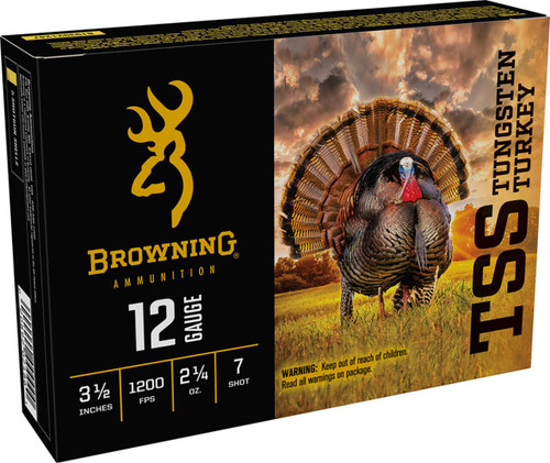 12 Gauge Ammo - Browning Tungsten Turkey Ammo Cartridge 1-1/5oz Browning Tungsten Turkey Cartridge 1-1/5oz Ammo