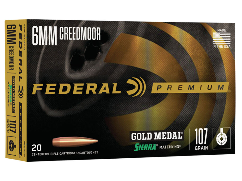 Federal Premium Gold Medal Sierra MatchKing Case HPBT Ammo
