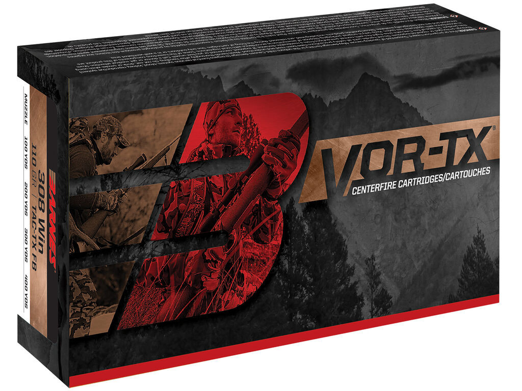 Barnes VOR-TX Tipped Boat Tail Case TSX Ammo