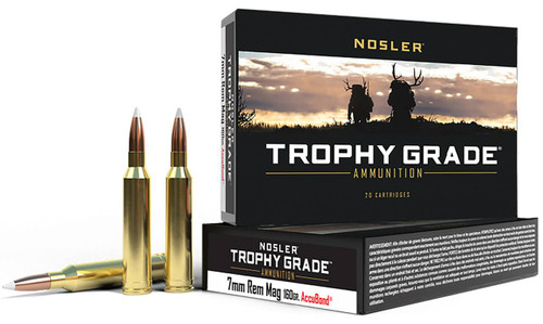 Nosler Trophy Grade Hyper Velocity Centerfire AccuBond Cartridge Ammo