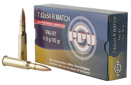 PPU Match FMJ Ammo