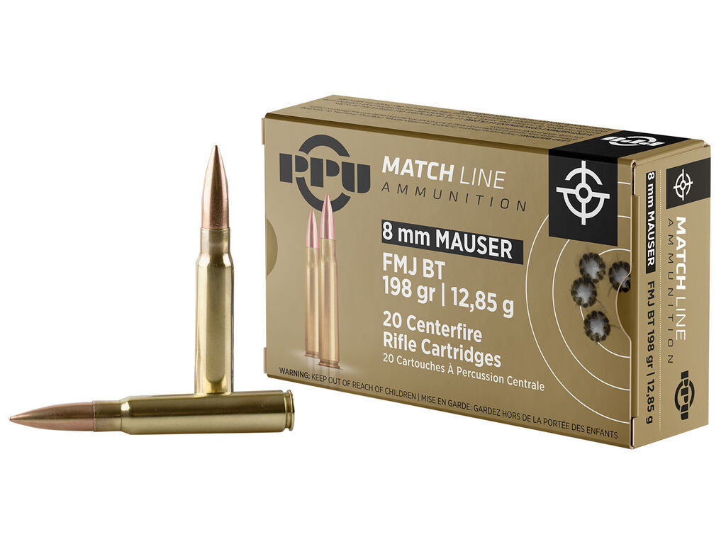 PPU Match Case FMJBT Ammo