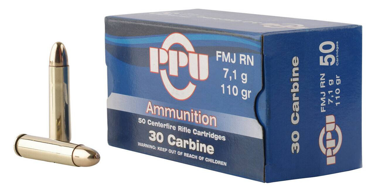 30 Carbine Ammo - PPU FMJ PPU FMJ Ammo