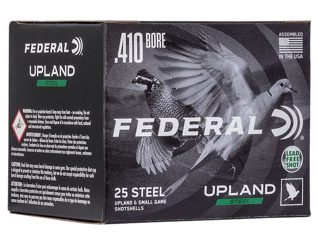 410 Bore Ammo - Federal Upland Field & Range Case 3/8oz Federal Upland Field & Range Case 3/8oz Ammo