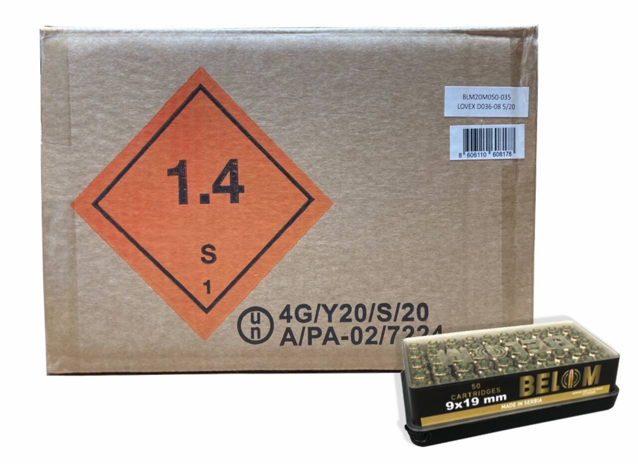 9mm Ammo - Bulk Belom Bulk Belom Ammo