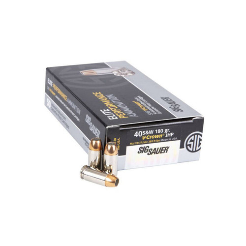 Sig Sauer Elite Defense VCrown V JHP Ammo