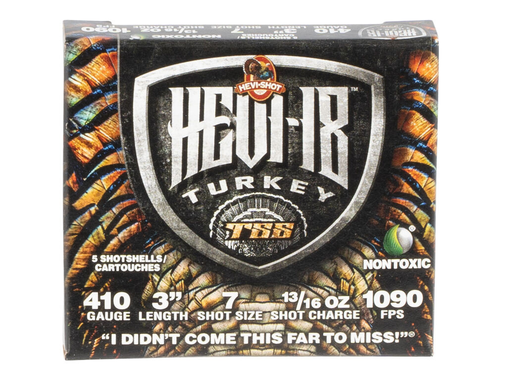 410 Bore Ammo - HEVI-Shot TSS Turkey Tungsten Case 13/16oz HEVI-Shot TSS Turkey Tungsten Case 13/16oz Ammo