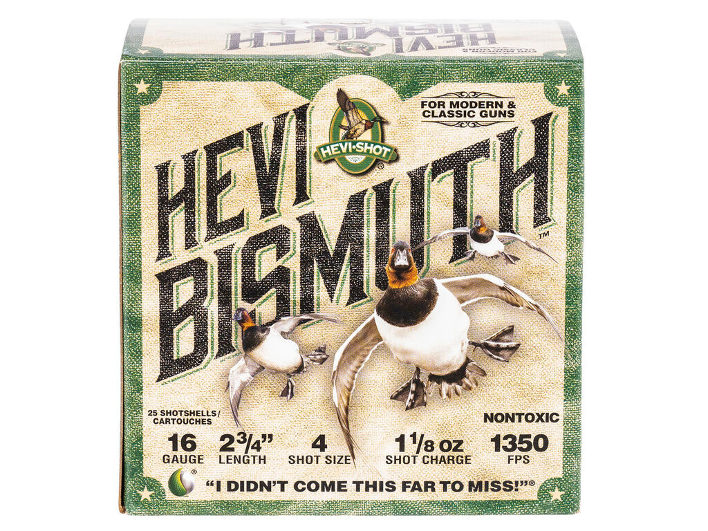 16 Gauge Ammo - HEVI-Shot HEVI-Bismuth Bismuth Case 1-1/8oz HEVI-Shot HEVI-Bismuth Bismuth Case 1-1/8oz Ammo